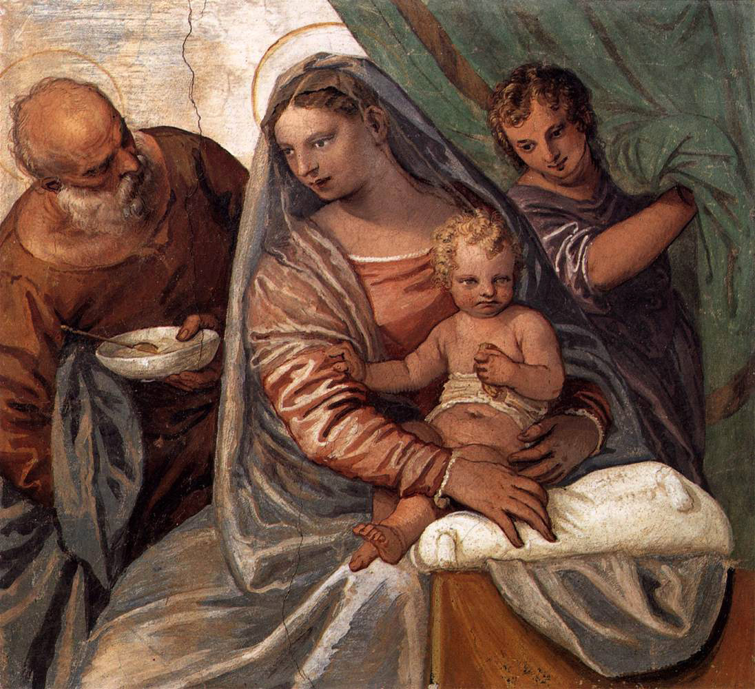 the holy family madonna della pappa